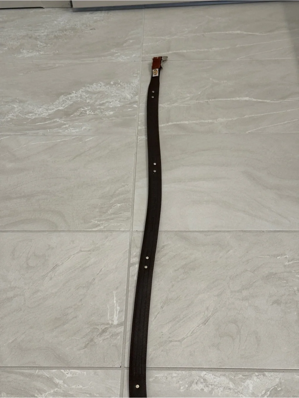 Vintage Western Full Grain Cowhide Leather Fossil Belt Cowgirl